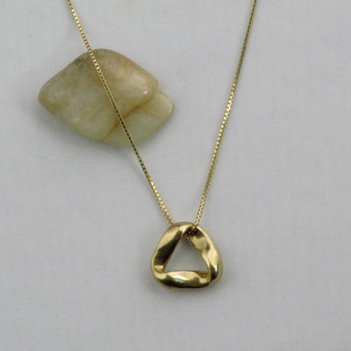 14 karat Gold SMALL Pendant Size: 5/8 inches
