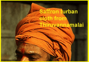 Saffron Turban/Shawl/Dhoti