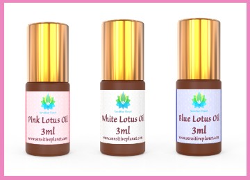 Combo- Pink, White, & Blue Lotus Oil- (3ml) (Pre-Order)