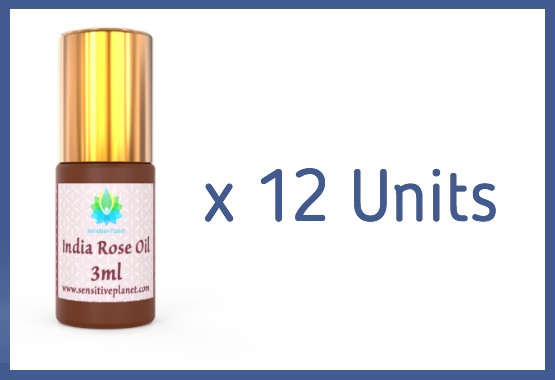 (12 UNITS) Wholesale- 3ml India Rose Oil @ $10.50/unit