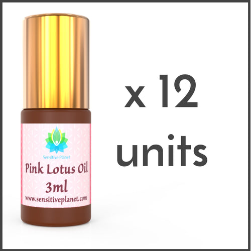 (12 UNITS) Wholesale-  3ml Pink Lotus Oil @ $17/unit