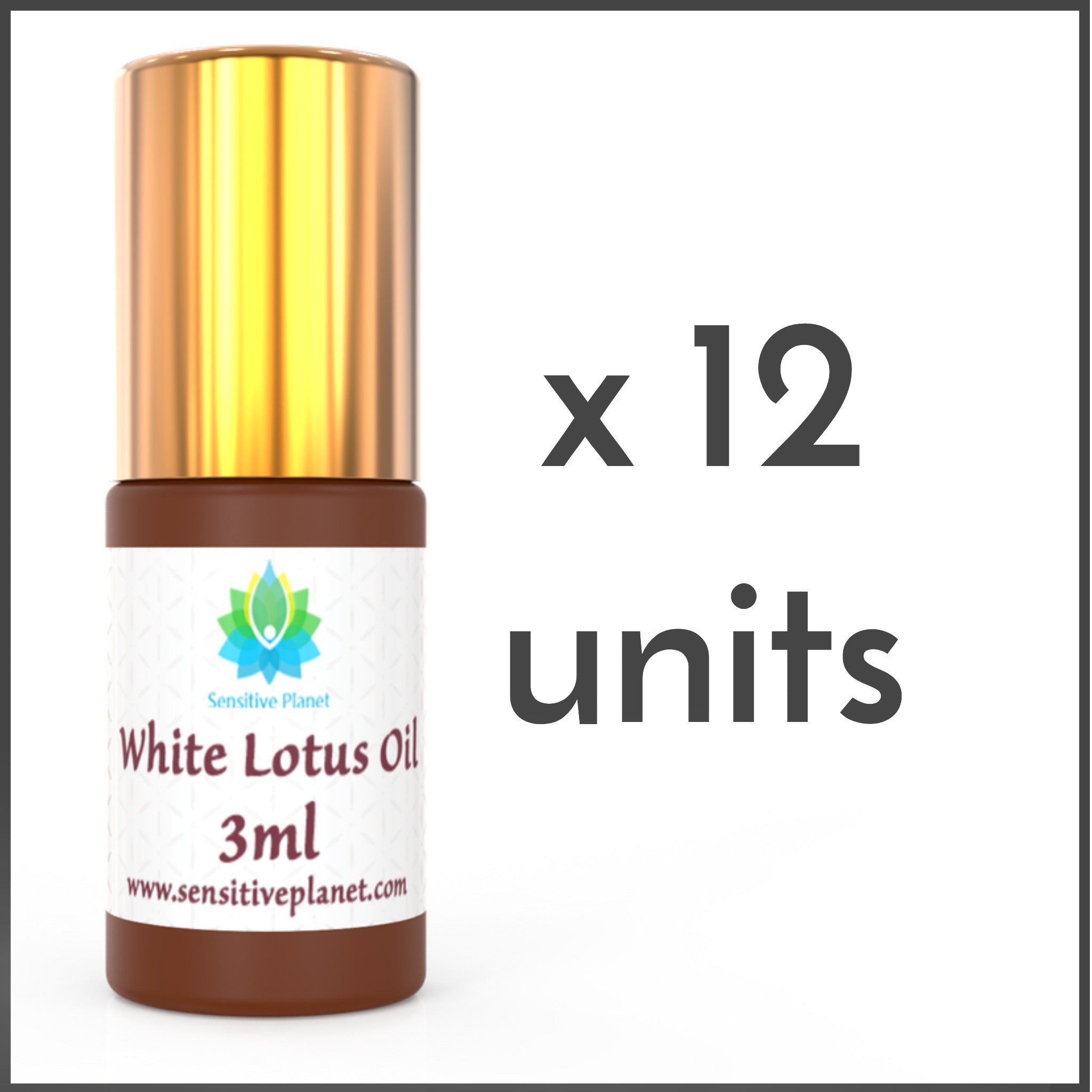(12 UNITS) Wholesale-  3ml White Lotus Oil @ $17/unit