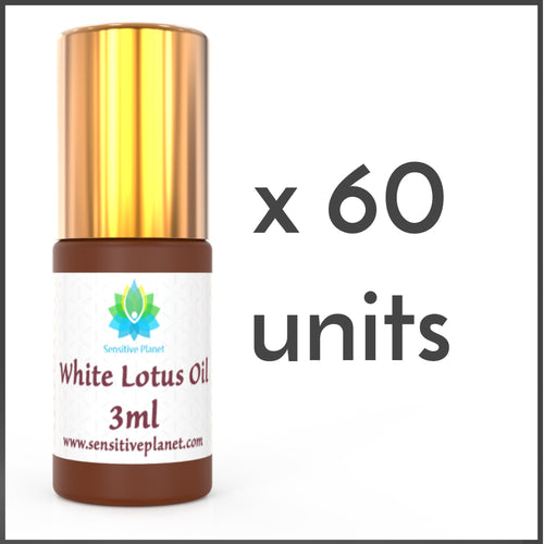 (60 UNITS) Wholesale-  3ml White Lotus Oil @ $12.50/unit