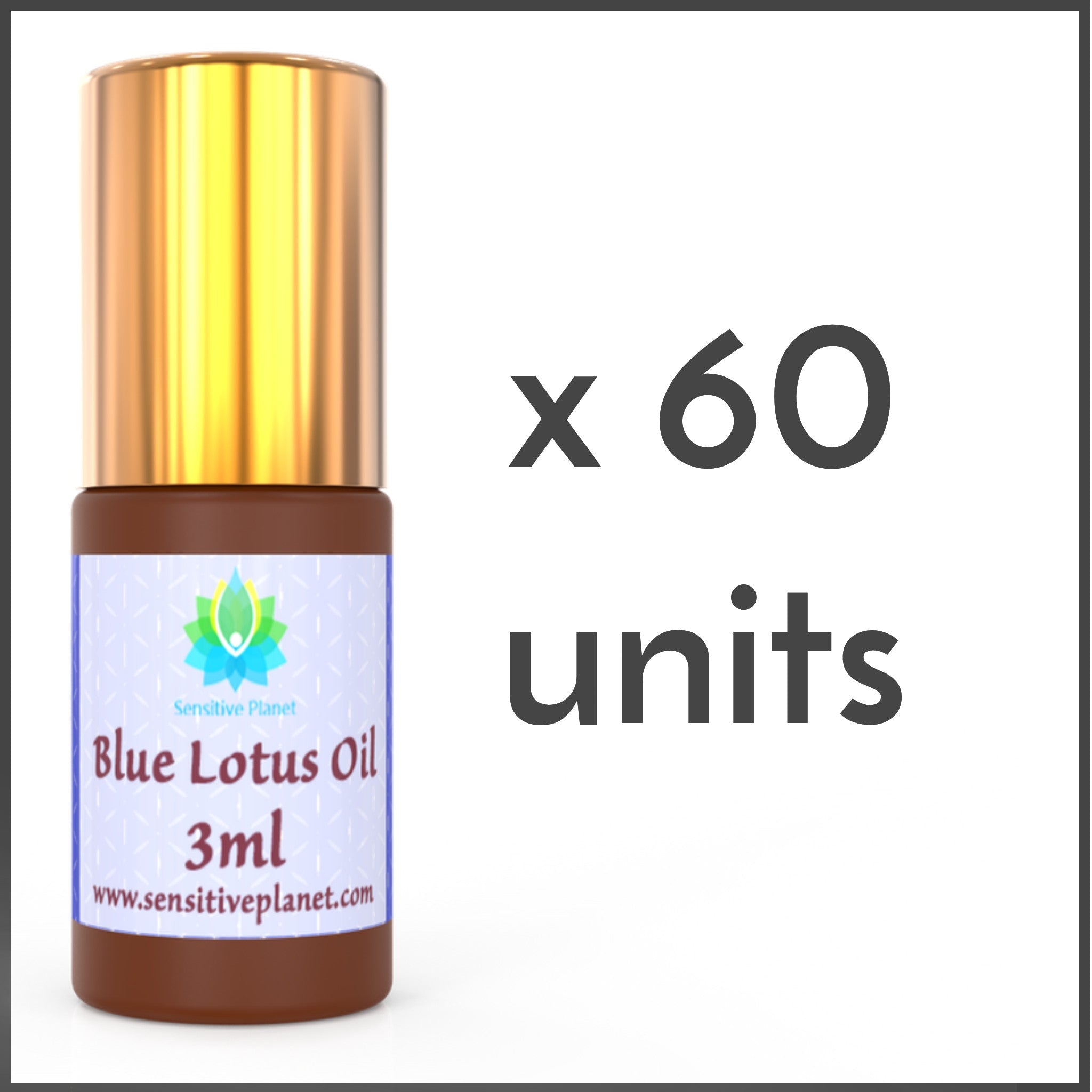 (60 UNITS) Wholesale-  3ml Blue Lotus Oil @ $12.50/unit